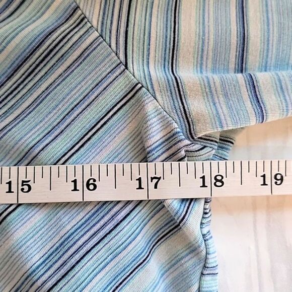 Christopher & Banks Striped Blue Women's Top Size PL - Picture 9 of 11